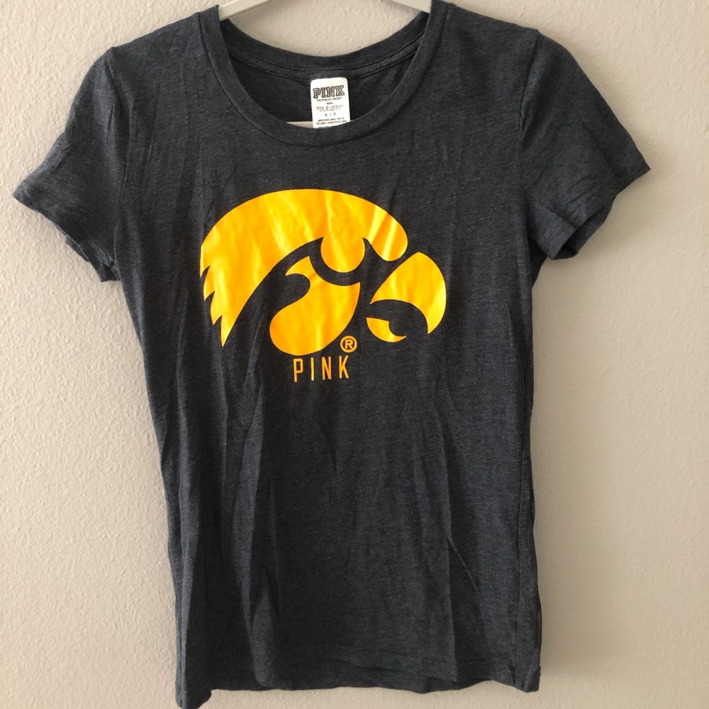 PINK Iowa Hawkeye Fan Shirt
